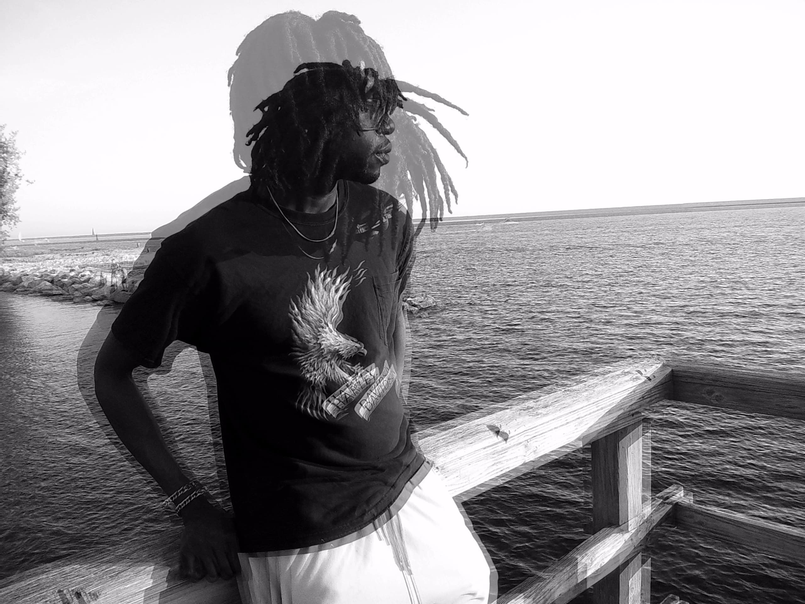 David Adekanbi by the water